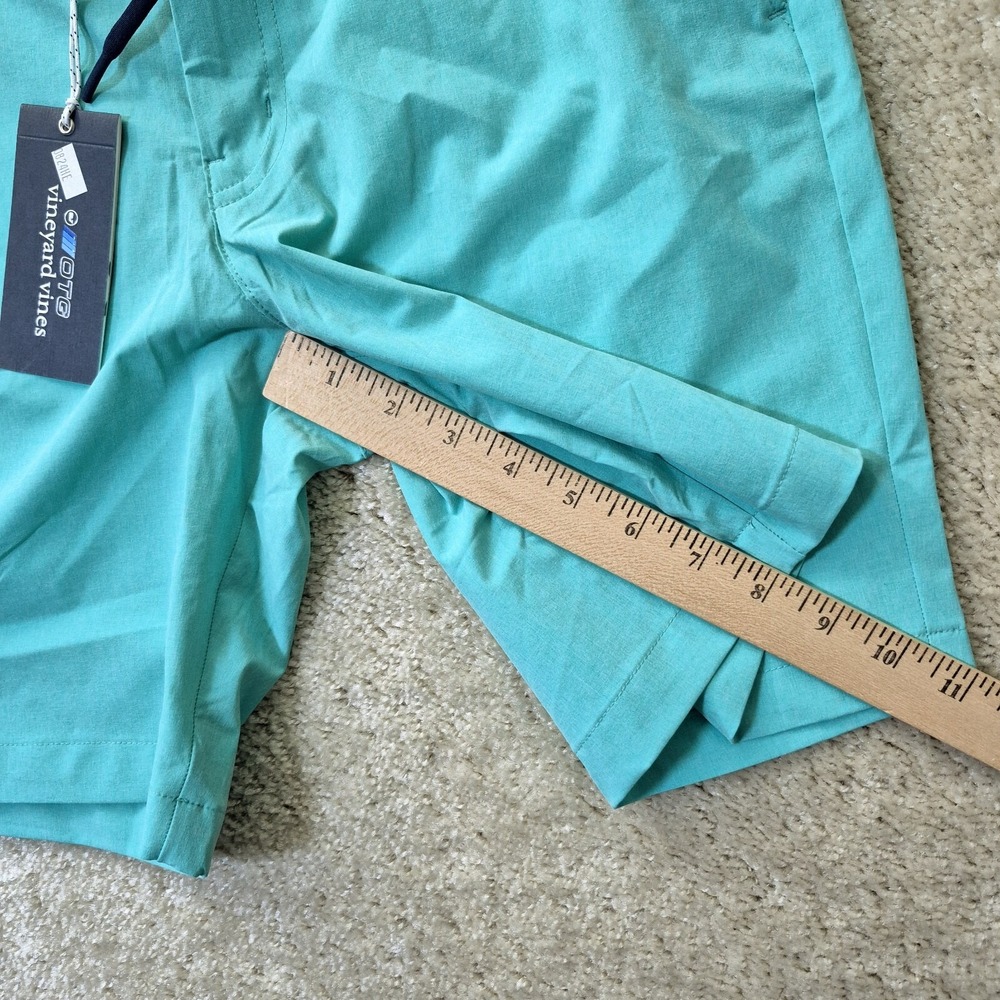 Vineyard Vines OTG Shorts Men 30 8 Inch Green Offshore Chino Hybrid Surf Stretch - Picture 8 of 10